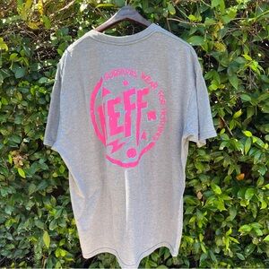 Neff Survival Wear For Nothing Cotton Blend Short Sleeve Tee in Grey